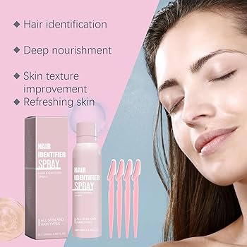 Hair Identification Spray for Gentle Facial Hair Removal